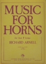 Music for Horns for 4 horns in F score and parts