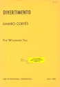 Divertimento for flute, clarinet and bassoon score
