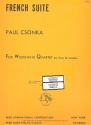 French Suite for woodwind quartet (or 4 recorders) parts