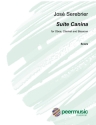 Suite canina for oboe, clarinet and bassoon score