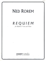 Requiem for medium voice and piano