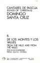 De los montes y los valles for female chorus a cappella score (span/en)