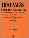 Khorhoort Nahadagats op.251 for oud (lute, guitar) and string quartet (string orchestra) score