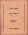 2 Poemes de Rutebeuf pour chant et piano