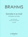 Sonate e-Moll op.38 fr Viola und Klavier