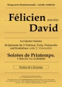 Soires de printemps Band 3 (Nr.5 und 6) fr 2 Violinen, Viola, Violoncello und Kontrabass (Violoncello 2) Partitur und Stimmen