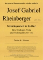 Streichquartett Es-Dur JWV100 fr 2 Violinen, Viola und Violoncello Partitur und Stimmen