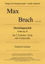 Streichquartett E-Dur op.10 fr 2 Violinen, Viola und Violoncello Partitur und Stimmen