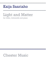 Light and Matter for violin, cello and piano score and parts,  archive copy