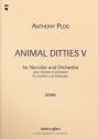 Animal dittis vol.5 for narrator and orchestra score
