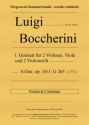 Quintett A-Dur Nr.1 op.10,1 G265 fr 2 Violinen, Viola und 2 Violoncelli Partitur und Stimmen