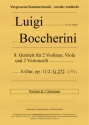 Quintett A-Dur Nr.8 op.11,2 G272 fr 2 Violinen, Viola und 2 Violoncelli Partitur und Stimmen