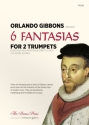 6 Fantasias for 2 trumpets 2 playing scores