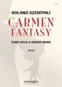 Carmen Fantasy for tuba and brass band score