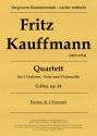 Quartett G-Dur op.14 fr 2 Violinen, Viola und Violoncello Partitur und Stimmen