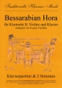 Bessarabian Hora: fr Klarinette, Violine und Klavier Stimmen