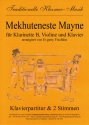 Mekhuteneste Mayne fr Klarinette, Violine und Klavier Stimmen