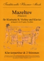 Mazeltov (Potpourri) fr Klarinette, Violine und Klavier Stimmen