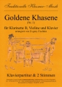 Goldene Khasene Nr.1 fr Klarinette, Violine und Klavier Stimmen