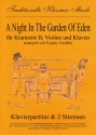 A Night in the Garden of Eden fr Klarinette, Violine und Klavier Stimmen