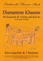 Diamantene Khasene fr Klarinette, Violine und Klavier Stimmen