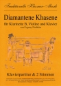 Diamantene Khasene fr Klarinette, Violine und Klavier Stimmen