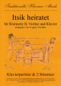 Itsik heiratet fr Klarinette, Violine und Klavier Stimmen