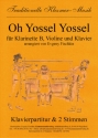 Oh Yossel Yossel: fr Klarinette, Violine und Klavier Stimmen
