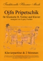 Ojfn Pripetschik fr Klarinette, Violine und Klavier Stimmen