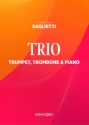 Trio for trumpet, trombone and piano score and parts
