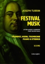 Festival Music for trumpet, horn, trombone, piano and strings score