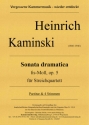 Sonata dramatica fis-Moll op.5 fr Streichquartett Partitur und Stimmen