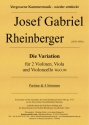 Die Variation WoO.90 fr 2 Violinen, Viola und Violoncello Partitur und Stimmen