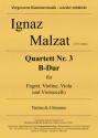 Quartett Nr.1 F-Dur fr Fagott, Violine, Viola und Violoncello Partitur und Stimmen