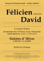 Soires d' Hiver Band 2 (Nr.3 und 4) fr 2 Violinen, Viola, Violoncello und Kontrabass (2. Violoncello) Partitur und Stimmen