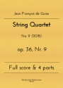 String Quartet op.36 Nr.9 for 2 violins, viola and violoncello score and parts