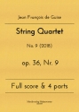 String Quartet op.36 Nr.9 for 2 violins, viola and violoncello score and parts