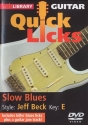 Jeff Beck, Lick Library - Quick Licks For Guitar Gitarre DVD