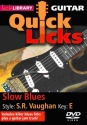 Stevie Ray Vaughan, Lick Library - Quick Licks For Guitar Gitarre DVD