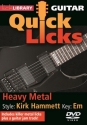 Kirk Hammett, Quick Licks - Kirk Hammett Heavy Metal Gitarre DVD