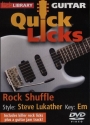 Steve Lukather, Guitar Quick Licks - Rock Shuffle Steve Lukather Gitarre DVD