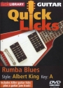 Albert King, Quick Licks - Albert King Style Rumba Blues Electric Guitar DVD