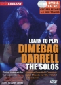 Learn to play Dimebag Darrell - The Solos for guitar DVD+CD Set