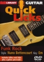 Nuno Bettencourt, Nuno Bettencourt Quick Licks - Funk Rock Gitarre DVD