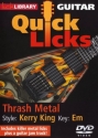 Kerry King, Guitar Quick Licks - Kerry King Thrash Metal Gitarre DVD