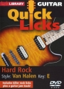 Eddie Van Halen, Quick Licks - Van Halen Hard Rock Gitarre DVD