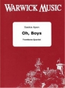 Saskia Apon, Oh, Boys Posaunenquartett Partitur + Stimmen