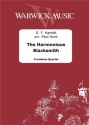 George Frederic Handel, The Harmonious Blacksmith Posaunenquartett Partitur + Stimmen