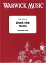 , Deck the Halls Trombone Octet Partitur + Stimmen