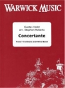 Gustav Holst, Concertante Concert Band and Trombone Partitur + Stimmen